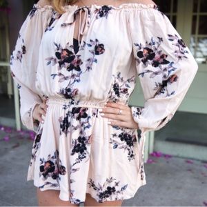 Floral free people romper